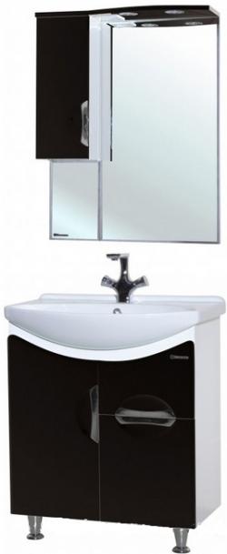 Мебель для ванной Bellezza Лагуна 65 с 1 ящиком черная